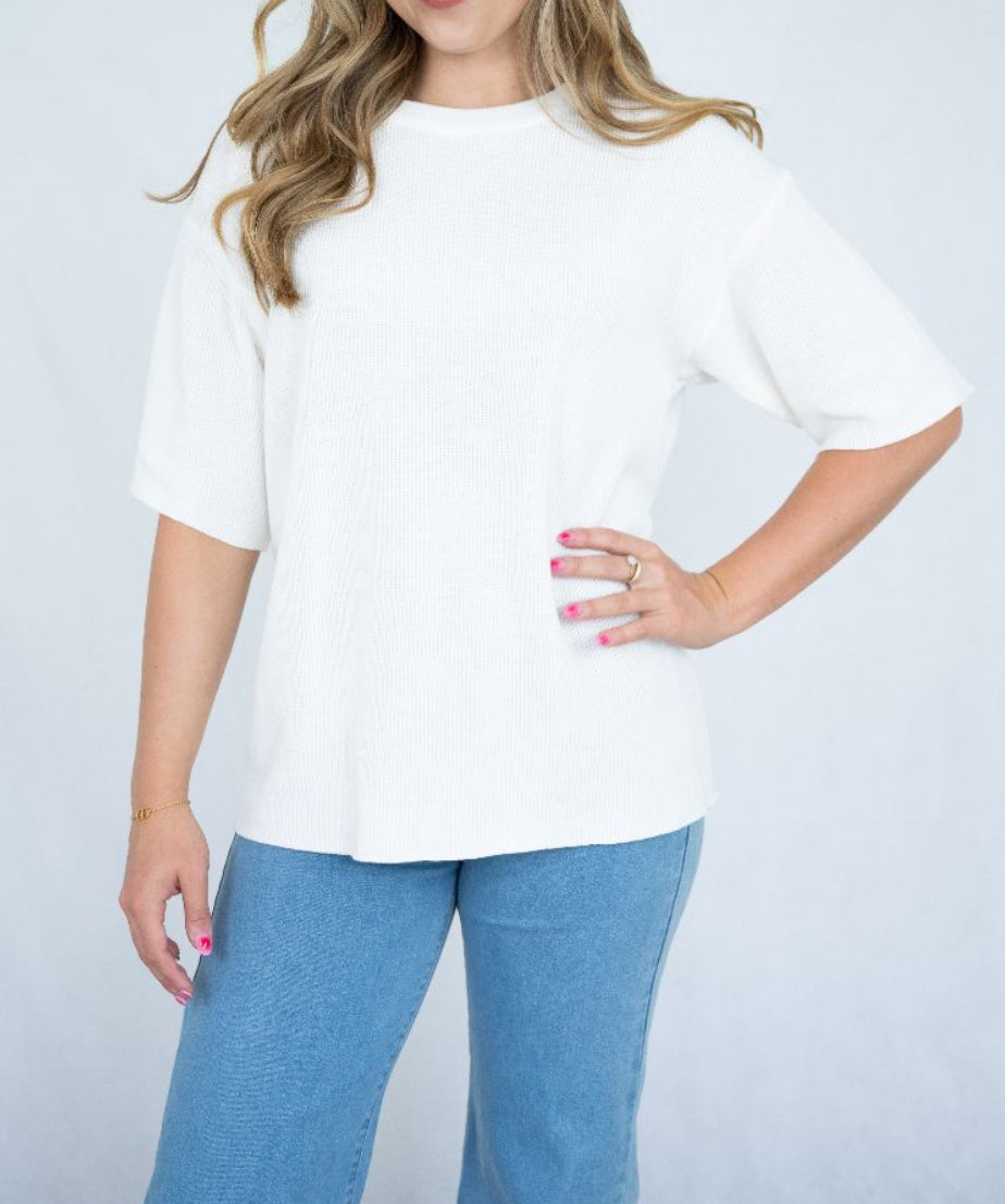 Paris Knit - White.