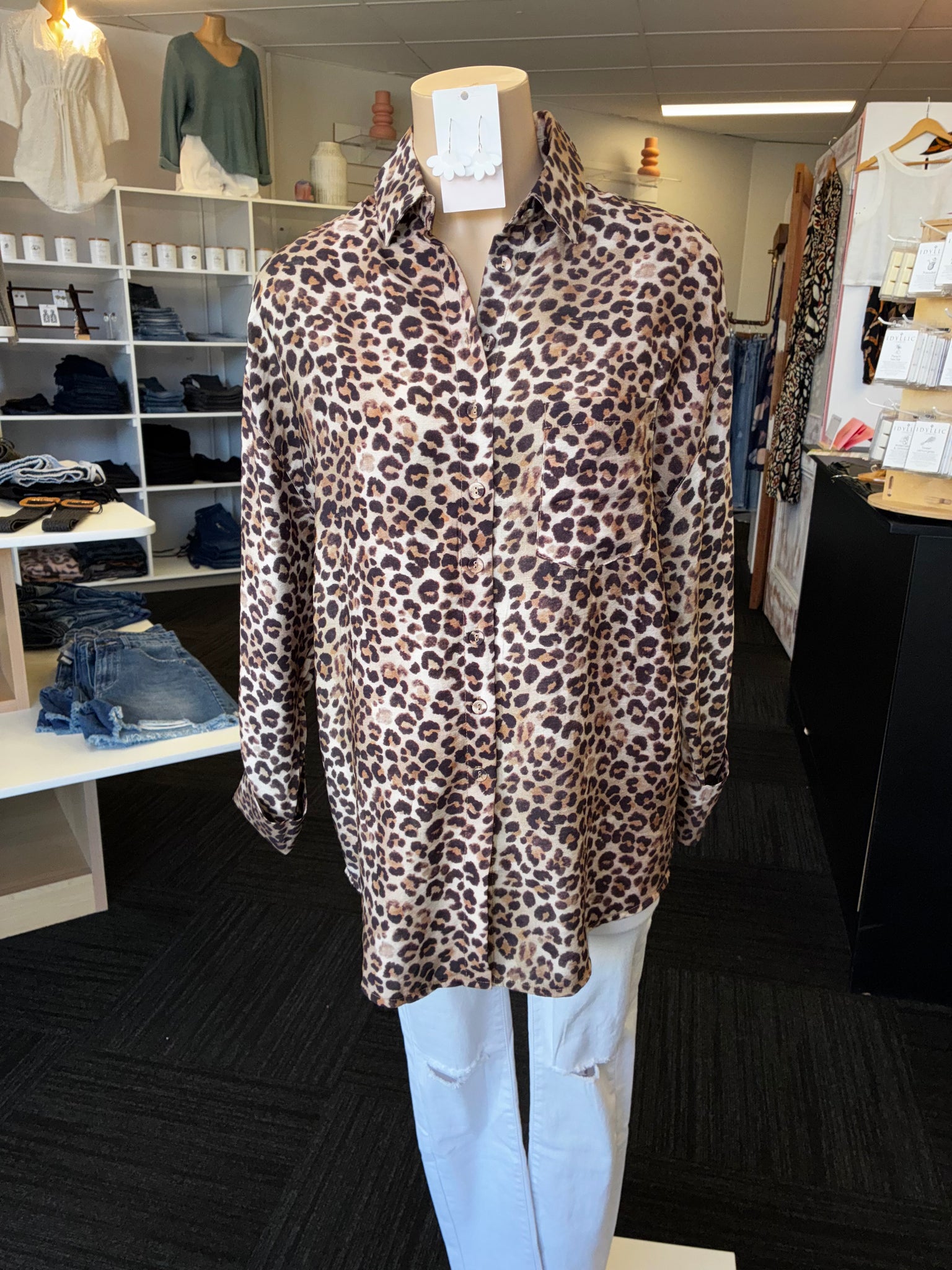 Tanya Shirt - Leopard.