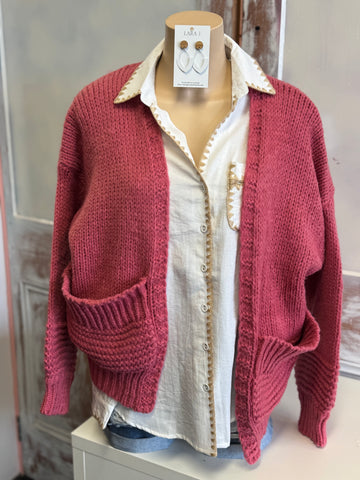 Georgina Cardigan - Pink.