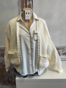Georgina Cardigan - White.