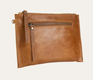 Bare Leather - Coco Clutch - Camel.