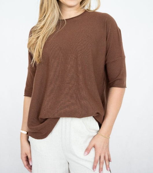 Blossom Knit - Chocolate.