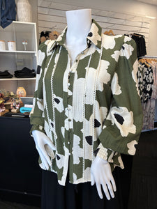 Sara Blouse - Olive.