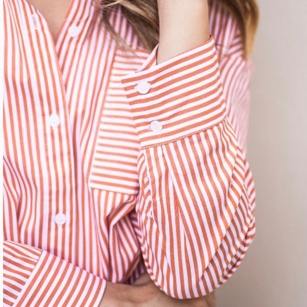 Stripe Shirt - Rust