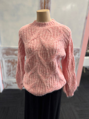 Dotty Knit - Pink.