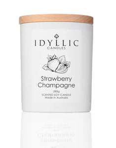 Idyllic - Strawberry Champagne Large Candle