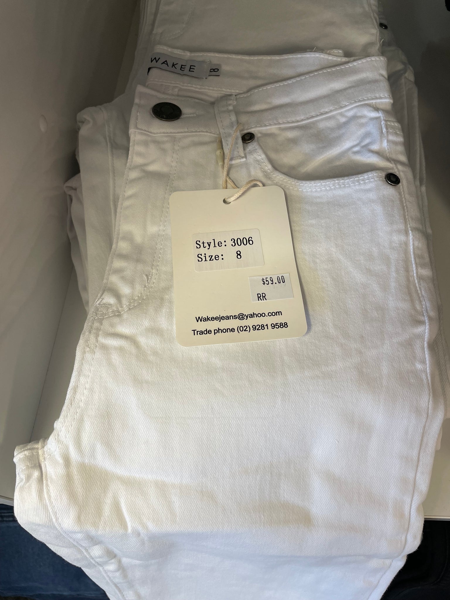 Wakee Denim White jeans