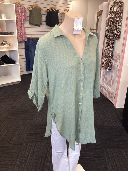 Oversized Shirt - Green