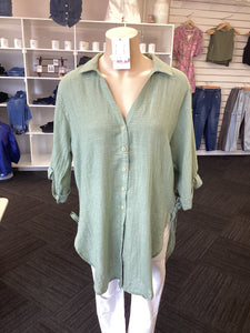 Oversized Shirt - Green