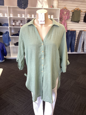 Oversized Shirt - Green
