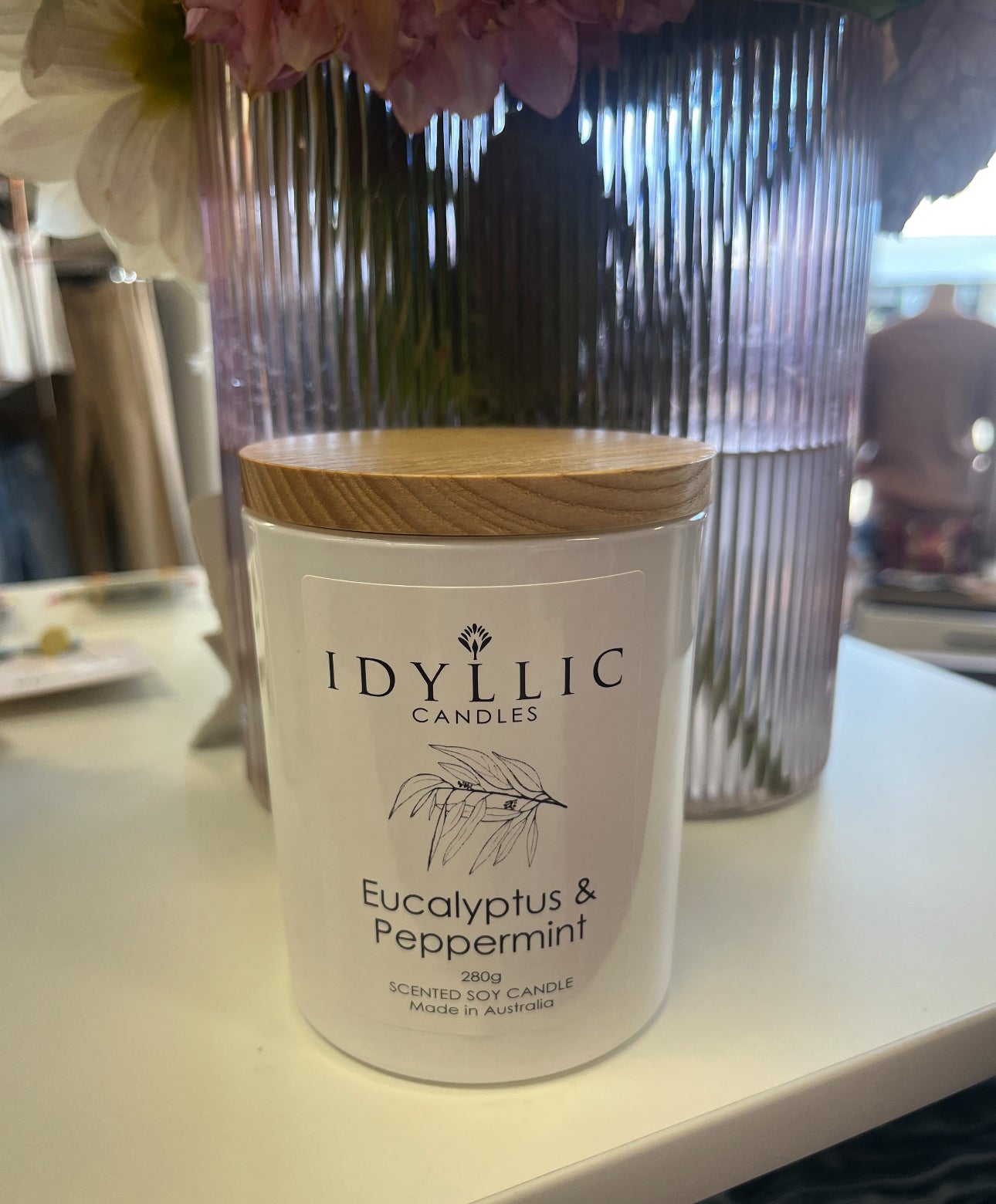 Idyllic - Eucalyptus & Peppermint Large Candle