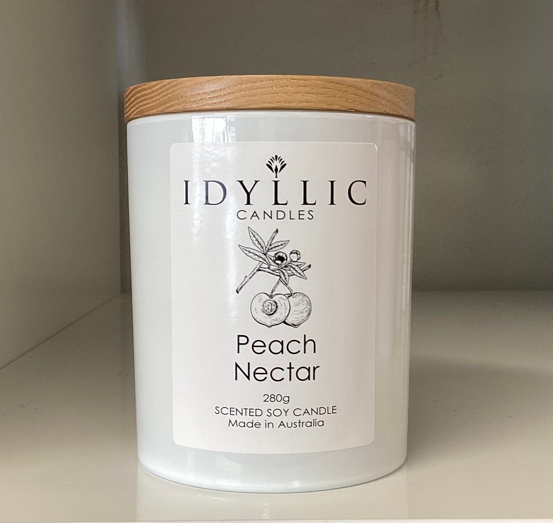 Idyllic- Peach Nectar Large Candle