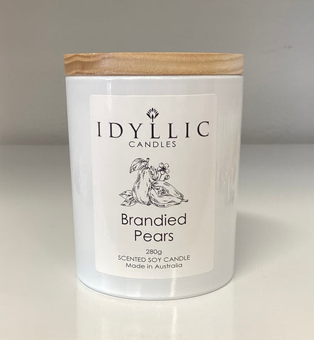 Idyllic Brandied Pears Large Candle