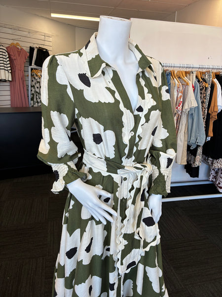 Sara Dress - Olive.