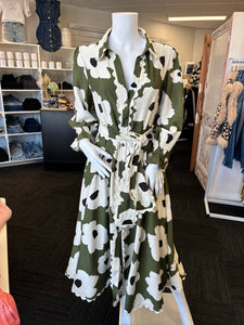 Sara Dress - Olive.
