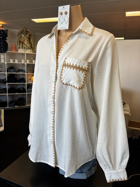 Whitney White Blouse.
