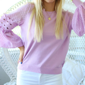 Lacey Top - Lilac