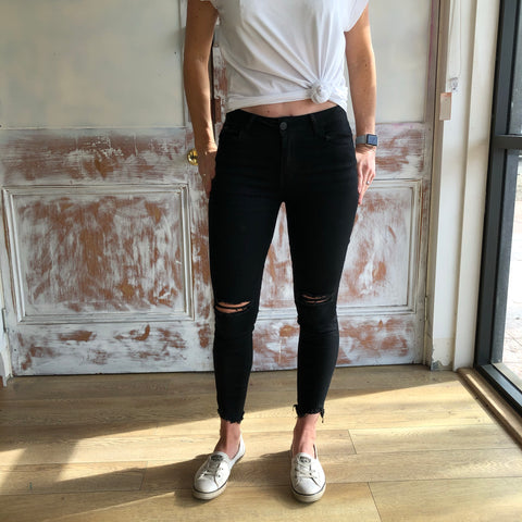Best Jeans Ever - Black with rips