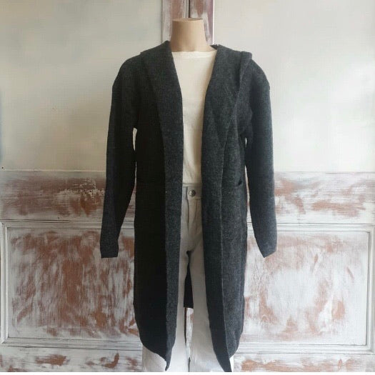 Charcoal Hooded Jacket